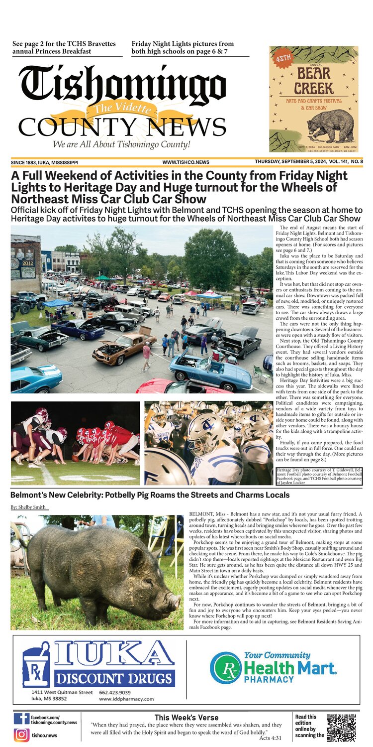 5 September 2024 Tishomingo County News